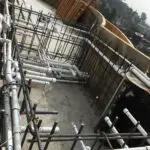 Infinity Pool equipment and pipe installation